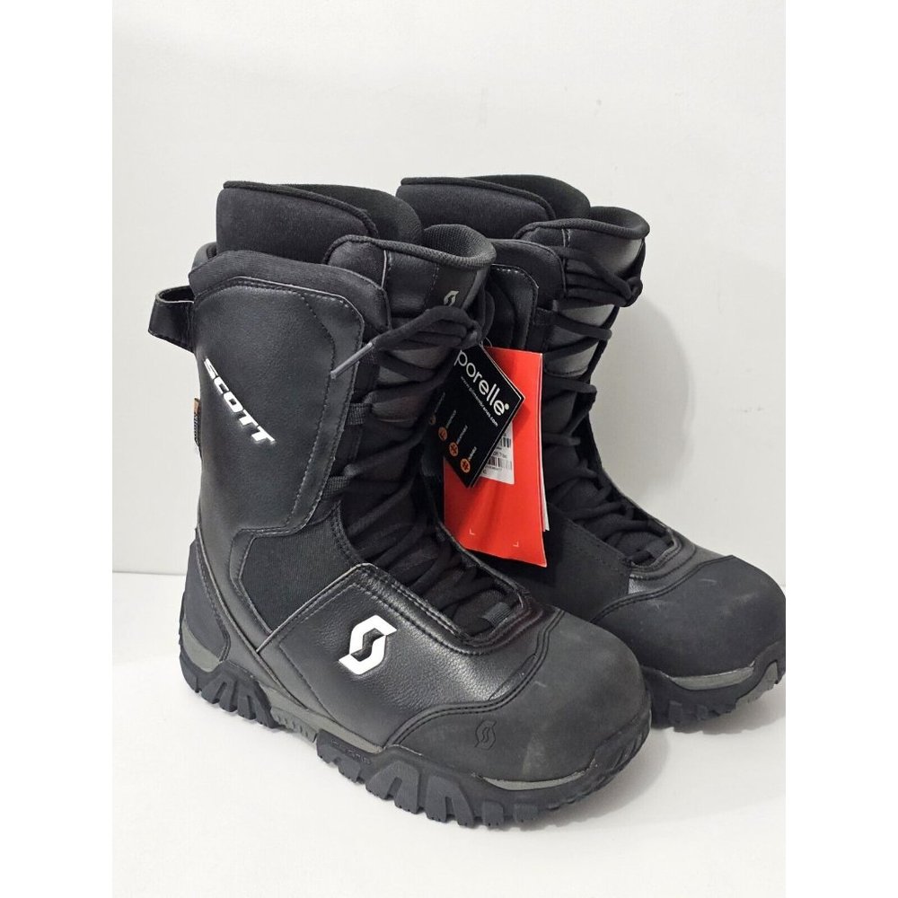 NEW Scott S-Scape Snowmobile Boots Black Sz 9.5 Porelle Tri Phase - Picture 2 of 16